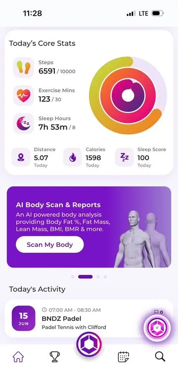 Activity: Everything your phone and wearable collect, in one place.